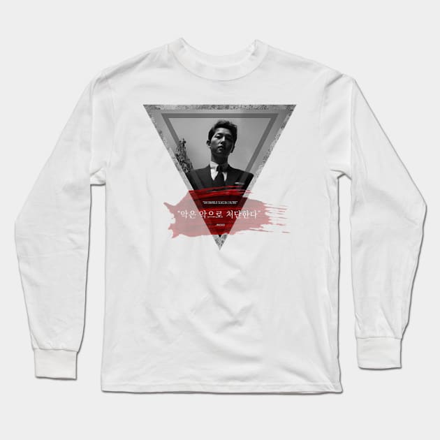 VINCENZO "It Takes A Devil To Punish A Devil" Long Sleeve T-Shirt by Hallyu-Inspired